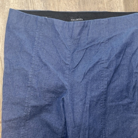 Talbots Portland Trouser Dark Wash Denim Pants Jeans Size 8 - Picture 2 of 8